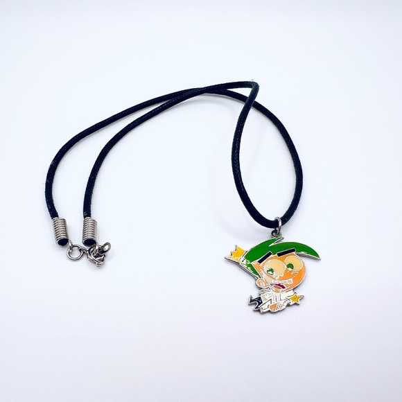 Y2K Cartoon Network Fairly Odd Parents Cosmo Necklace - Picture 1 of 6
